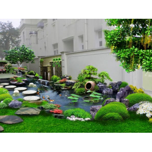 Sân vườn đẹp phong cách phương Đông